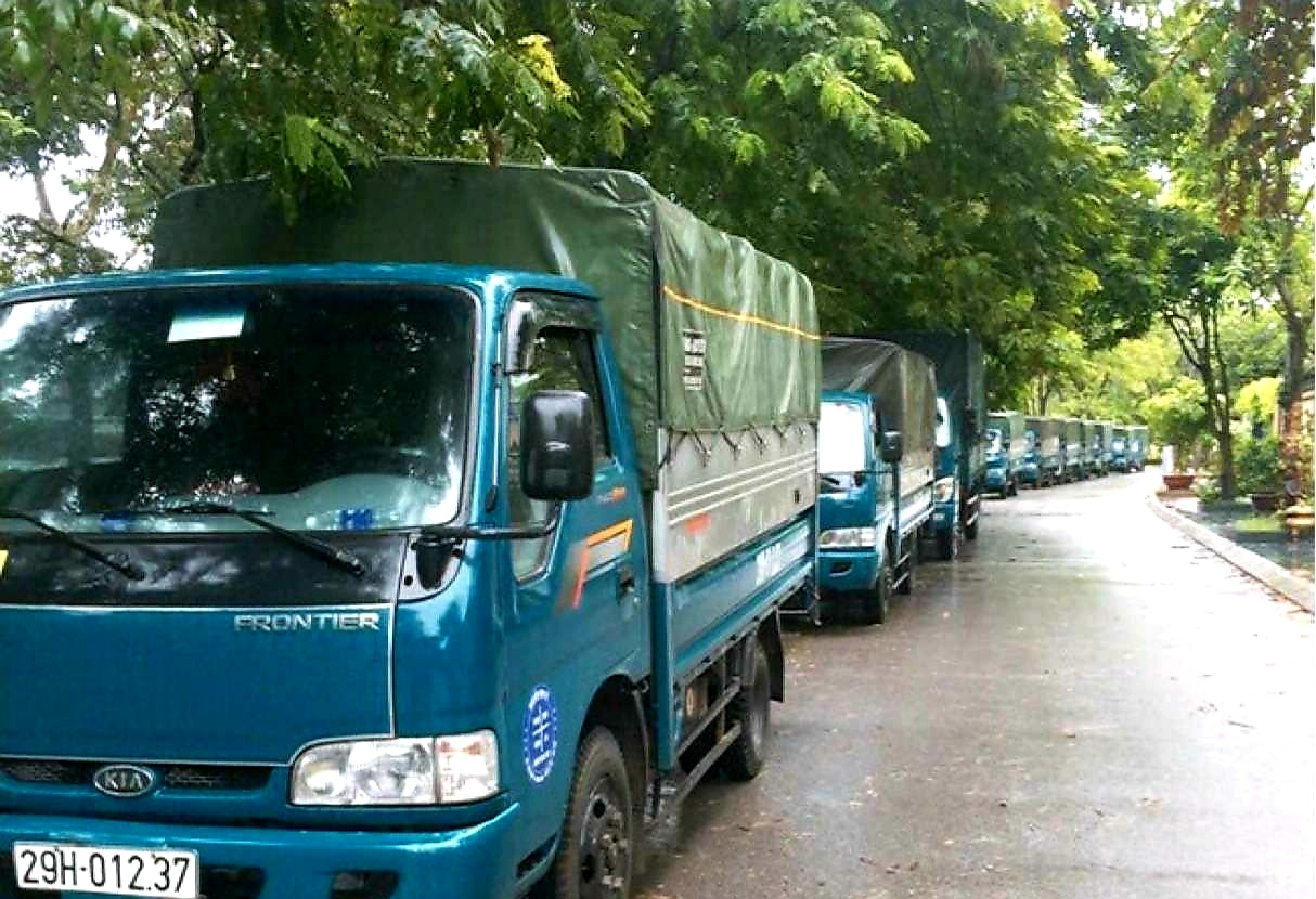 Đội xe taxi tải Thành Hưng