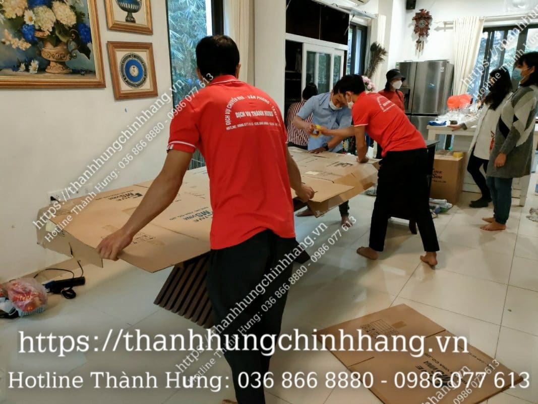 Những câu hỏi thường gặp về dịch vụ chuyển nhà trọn gói tại Hà Nội, HCM của Thành Hưng